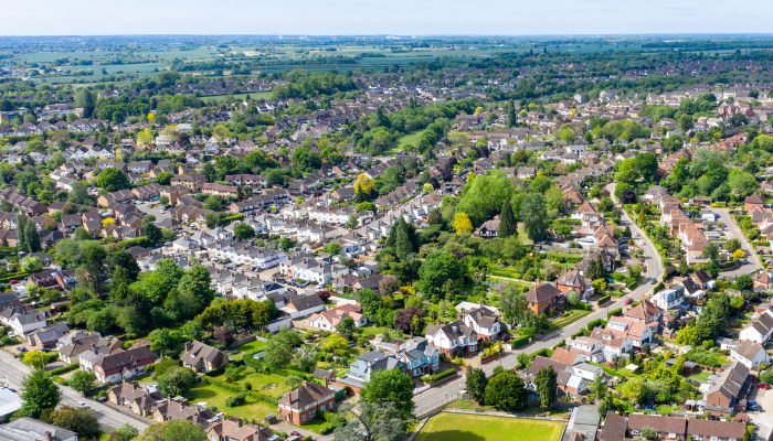 Aerial photo of Broxbourne