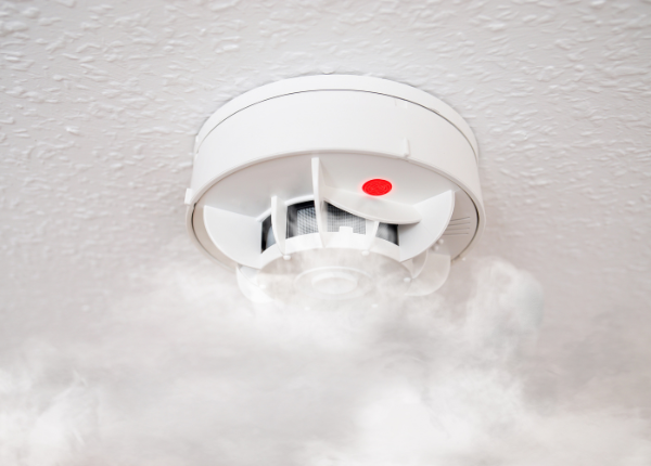 testing smoke alarm