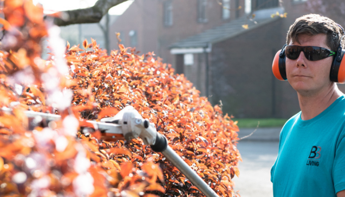 Maintaining communal garden areas