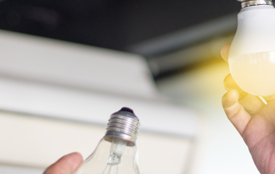 Going low. Switching to low-energy lighting