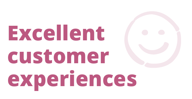 Excellent customer experiences