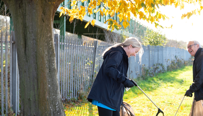 Our ploggers in action
