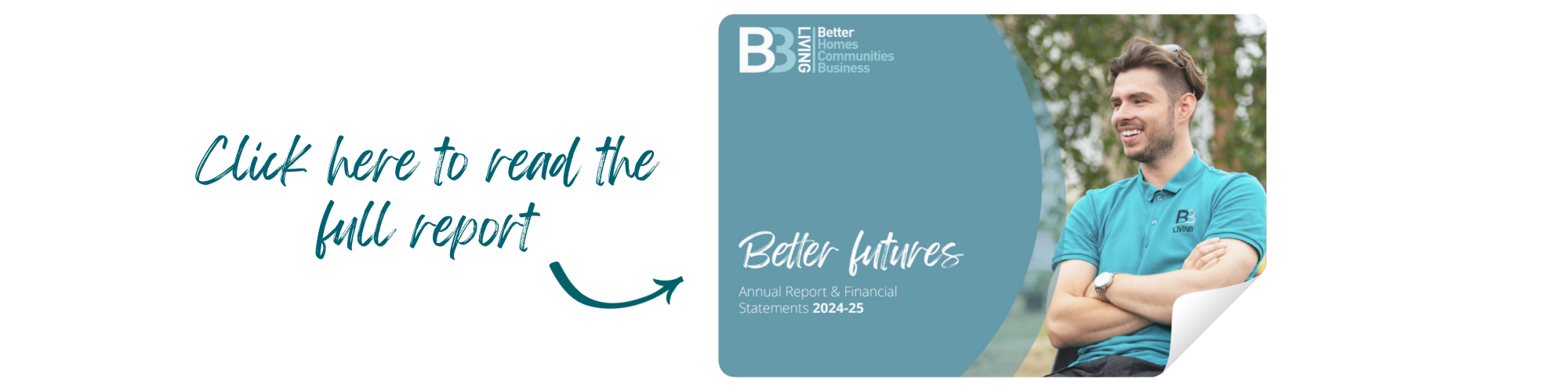 Cover page of the report with writing next to it saying Click here to read the full report